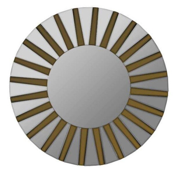 Emele Mirror Wall Decor Aged Gold Finish